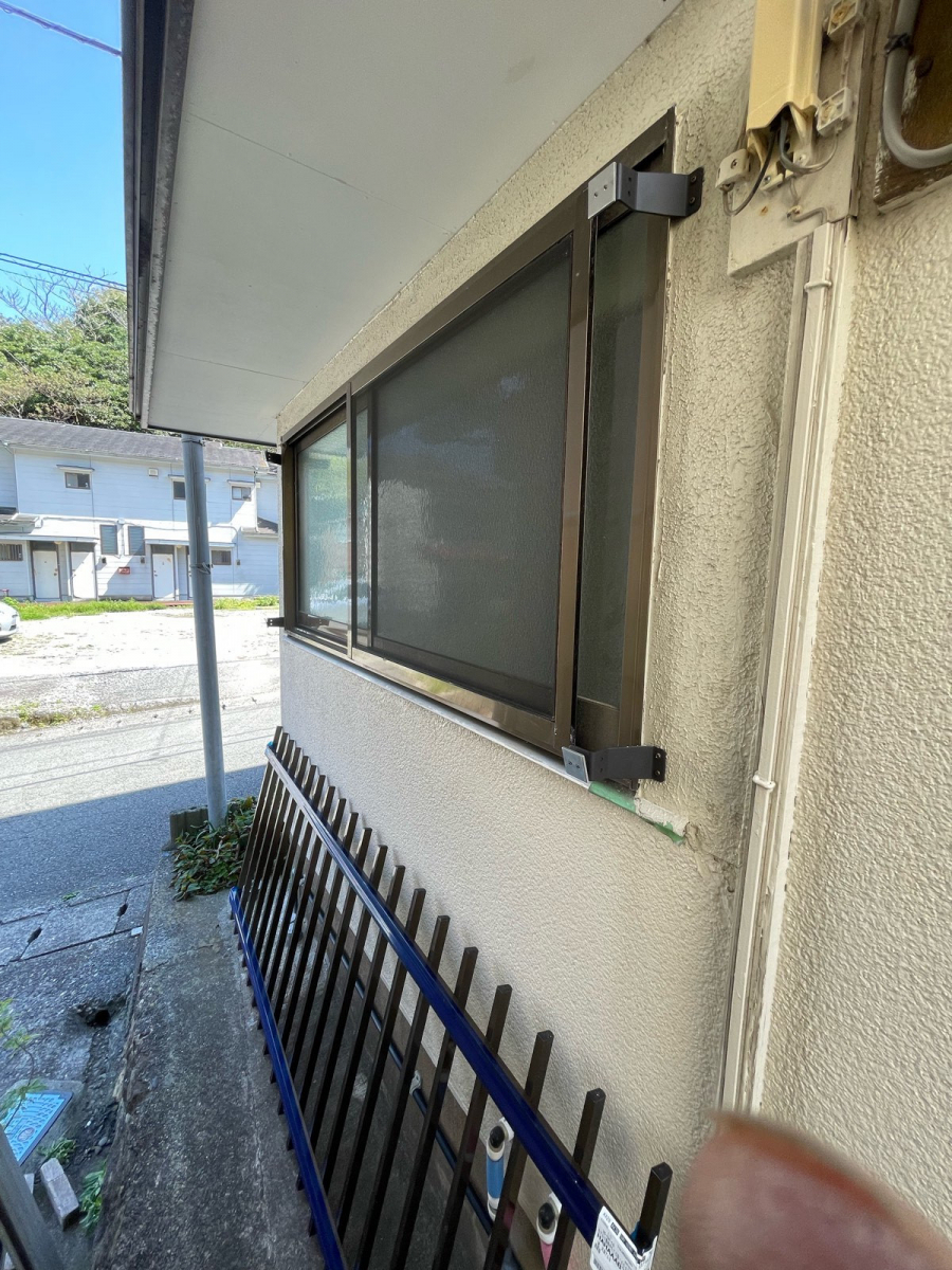 河津アルミの河津町/面格子/防犯対策の施工前の写真1