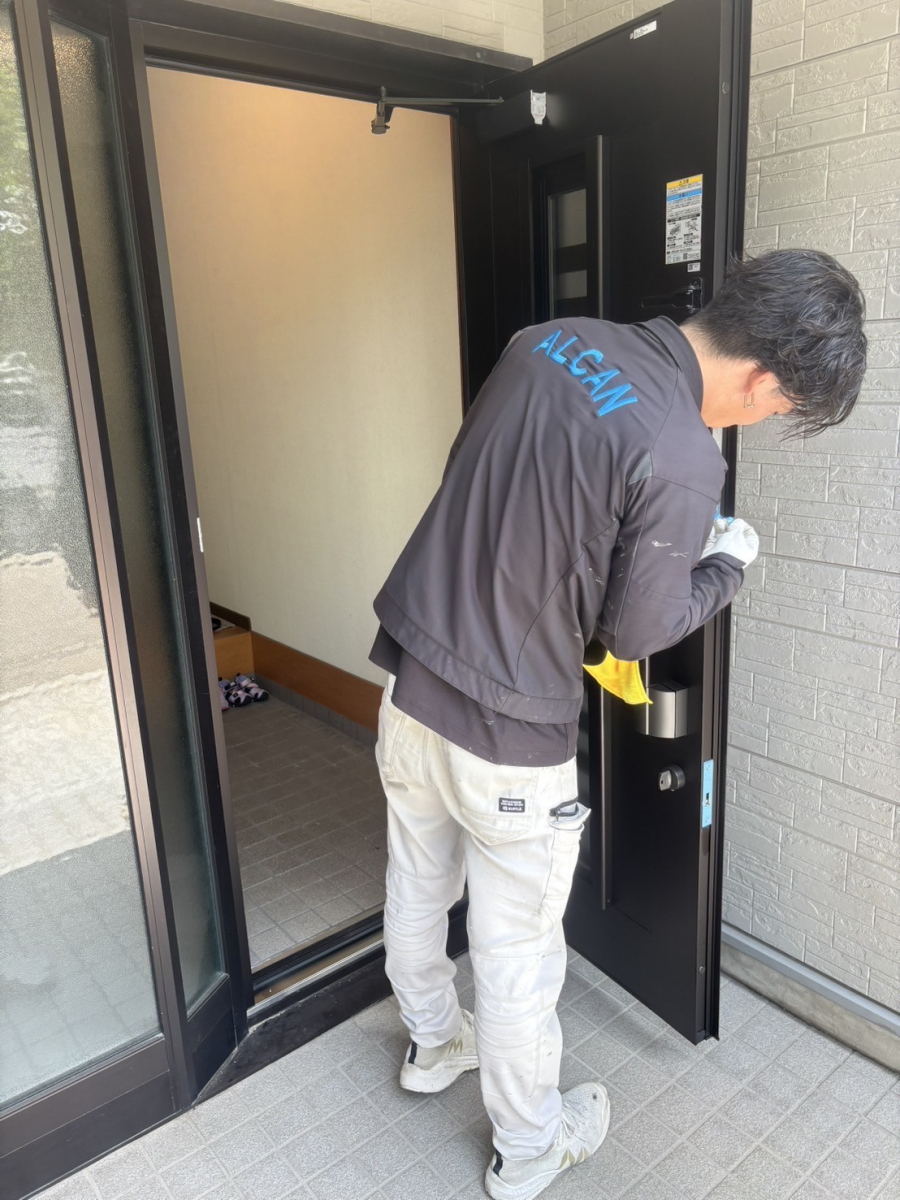 アルキャンのドアリモ 玄関ドア取替の施工前の写真2