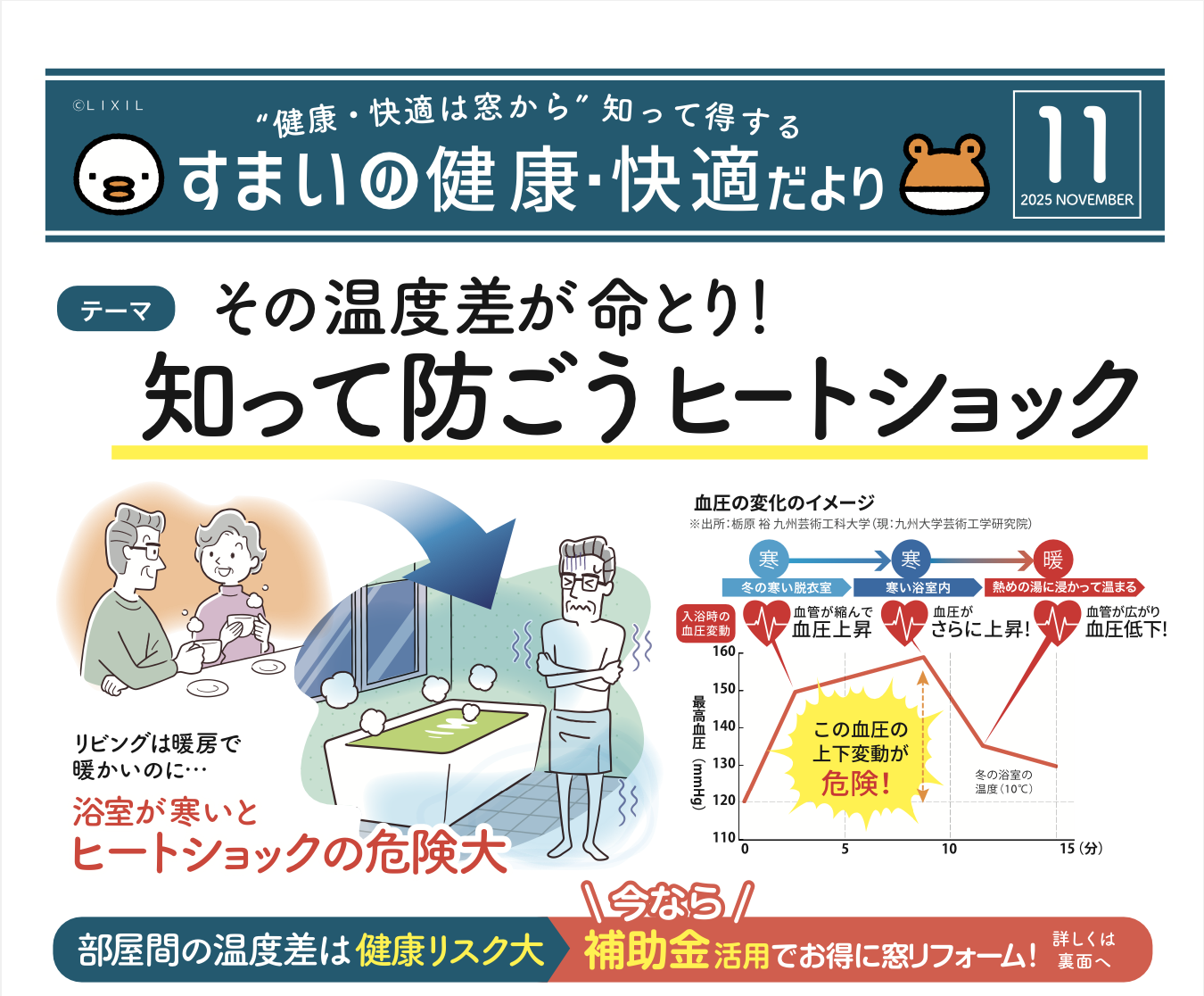【冬のヒートショック対策】住まいから家族を守るためにできること 村島硝子商事のブログ 写真1