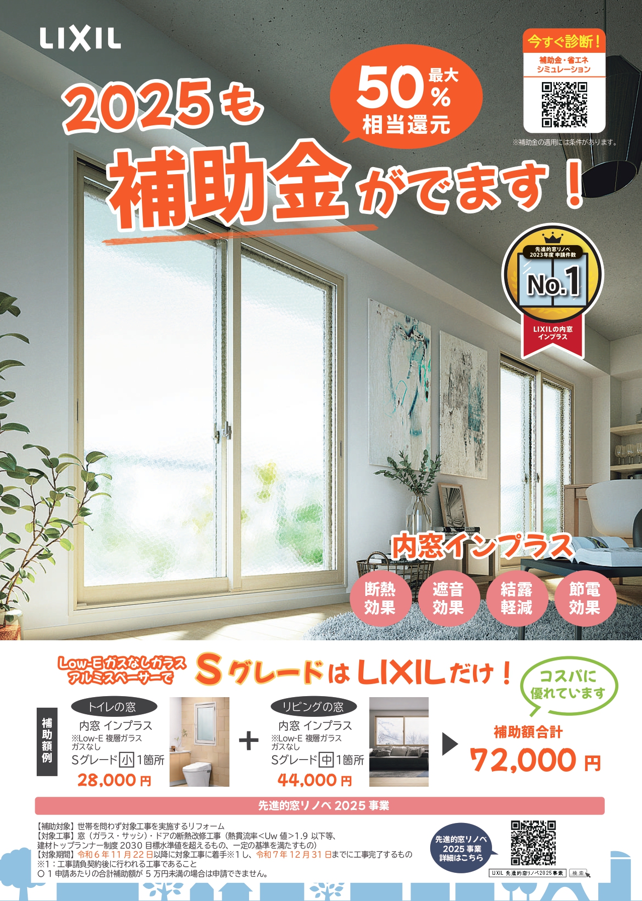！！補助金決定！！★2025年住宅省エネキャンペーン★ ＵＳＶトーヨー住器のイベントキャンペーン 写真2
