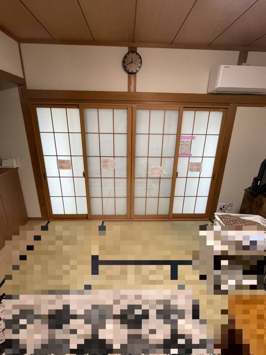 ＵＳＶトーヨー住器の内窓設置工事の施工後の写真1