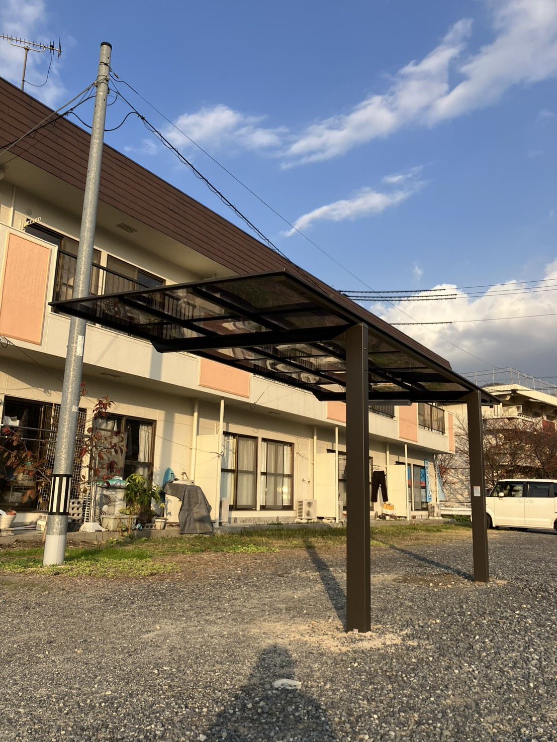 ＵＳＶトーヨー住器の【広島】サイクルポート設置工事の施工後の写真2