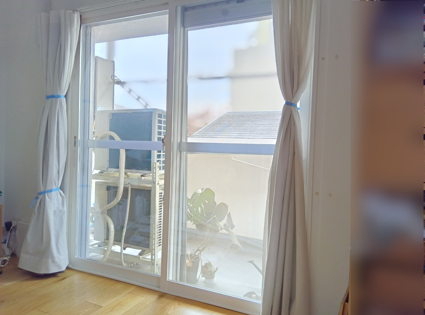 スリースターの京都市上京区S様：築45年のマンション。子供部屋の寒さ対策に内窓を設置して頂きました☺️の施工後の写真1