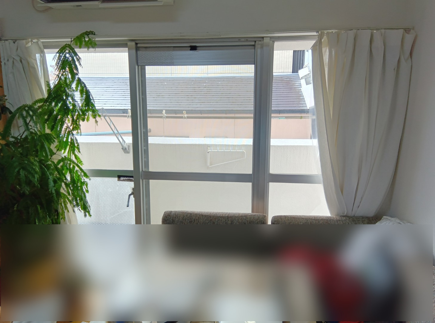 スリースターの京都市上京区S様：築45年のマンション。子供部屋の寒さ対策に内窓を設置して頂きました☺️の施工前の写真3