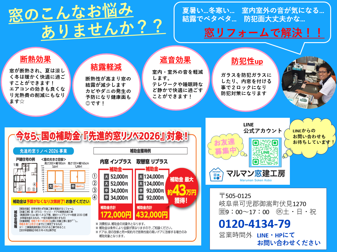 『玄関リフォーム+補助金』折込チラシ🚪✨ マルマン窓建工房のイベントキャンペーン 写真2