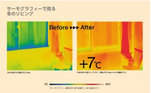 マルマン窓建工房のリビングの大きい窓にインプラス😊の施工事例詳細写真1