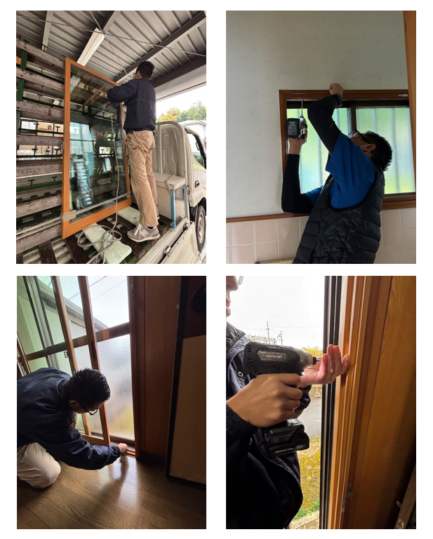 内窓施工🪟✨現場見学😊 マルマン窓建工房のブログ 写真1