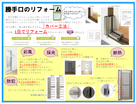 マルマン窓建工房の勝手口リフォーム😉✨の施工事例詳細写真1