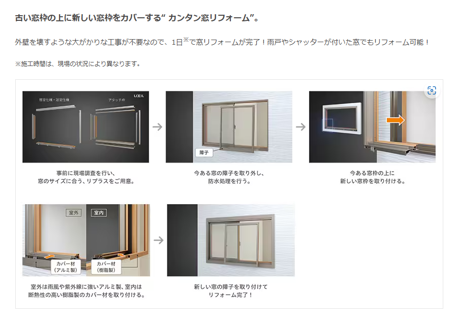 マルマン窓建工房のカバー工法リフォーム😊の施工事例詳細写真2