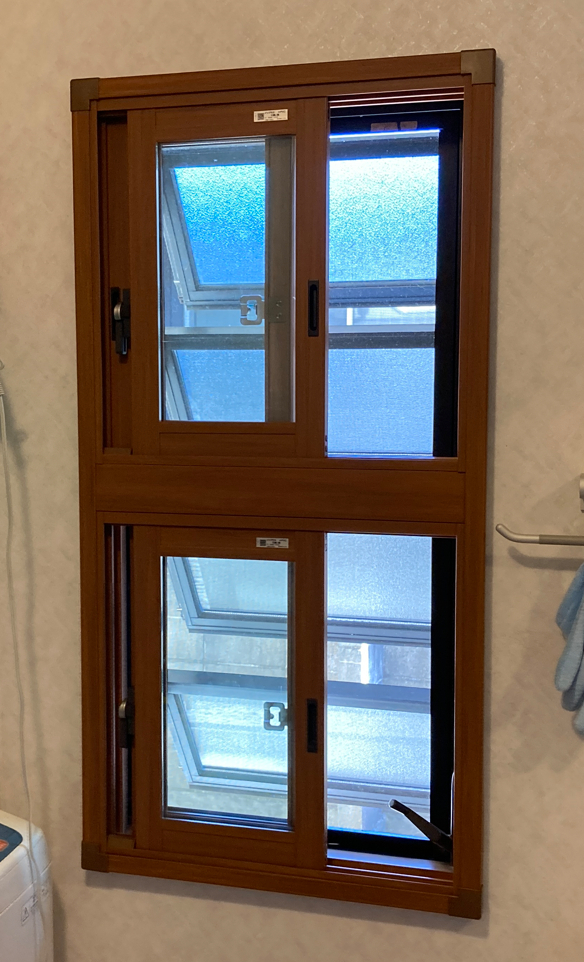 マルマン窓建工房の洗面所の窓リフォーム🥰✨の施工後の写真1