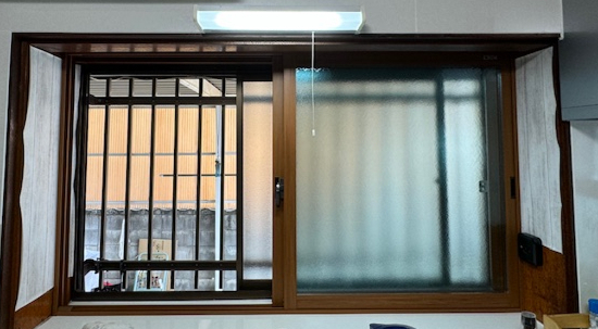 マルマン窓建工房のキッチン窓に内窓施工✨の施工後の写真1