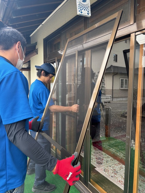マルマン窓建工房の網戸新設😊の施工前の写真1