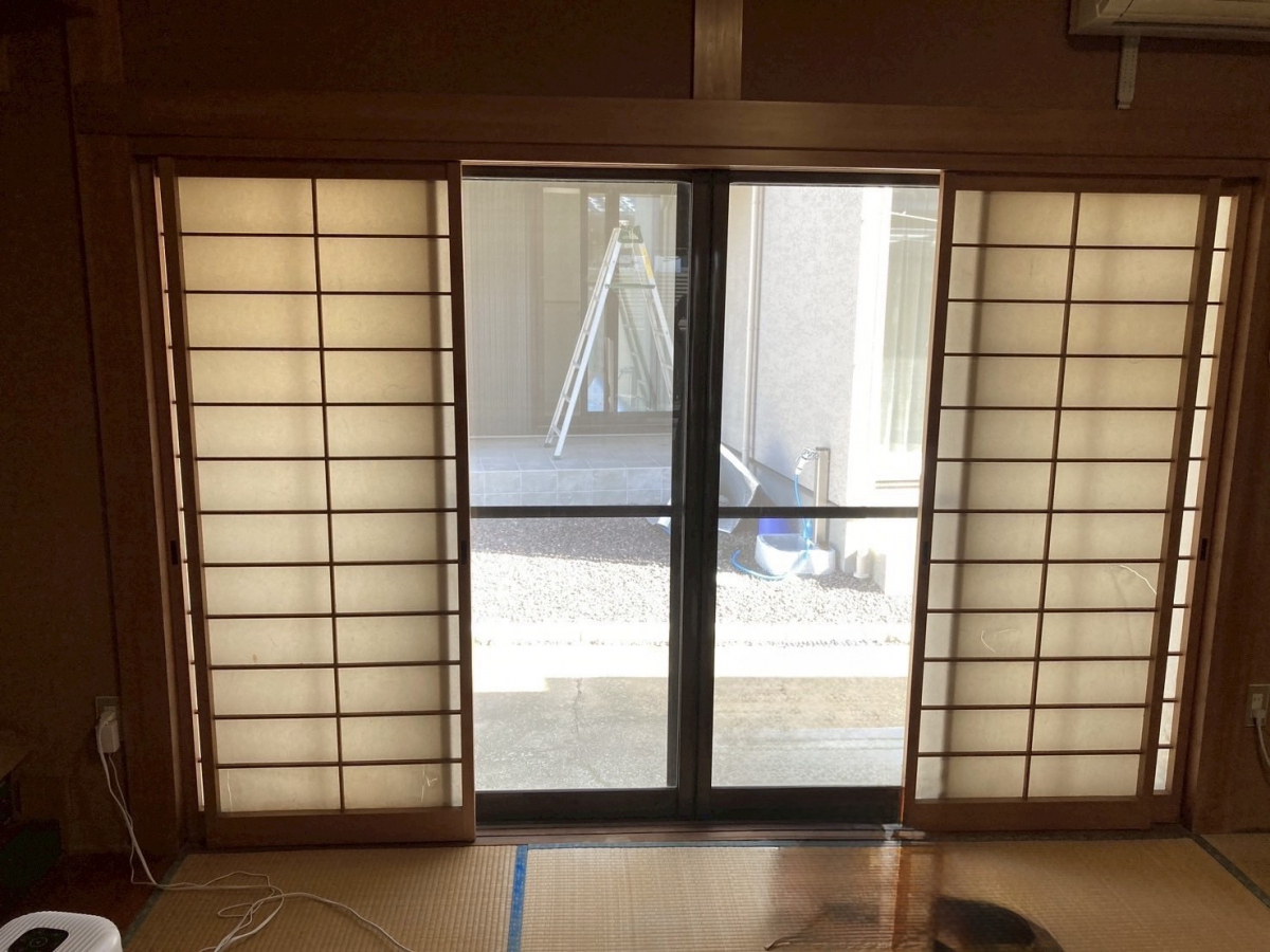 マルマン窓建工房の和室に合うインプラス😊✨の施工前の写真1