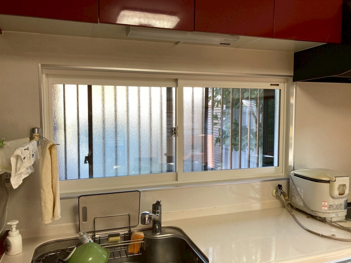 マルマン窓建工房のkitchen窓にインプラス😊✨の施工後の写真1
