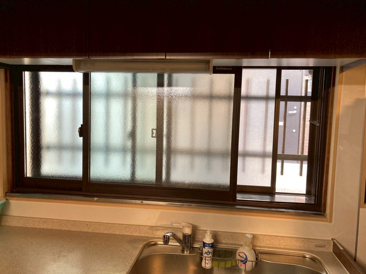 マルマン窓建工房のキッチン窓に内窓施工😊の施工後の写真1