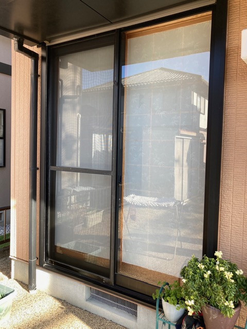 マルマン窓建工房の網戸の張替え施工😊の施工後の写真2