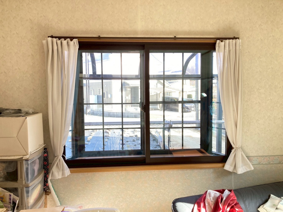 マルマン窓建工房の出窓に内窓施工😊の施工後の写真1