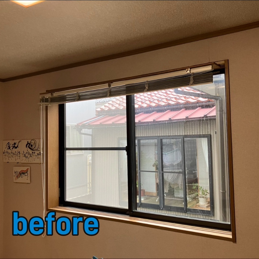 光陽トーヨー住器の高断熱仕様の玄関に取替と和室に和紙調インプラスの施工後の写真1