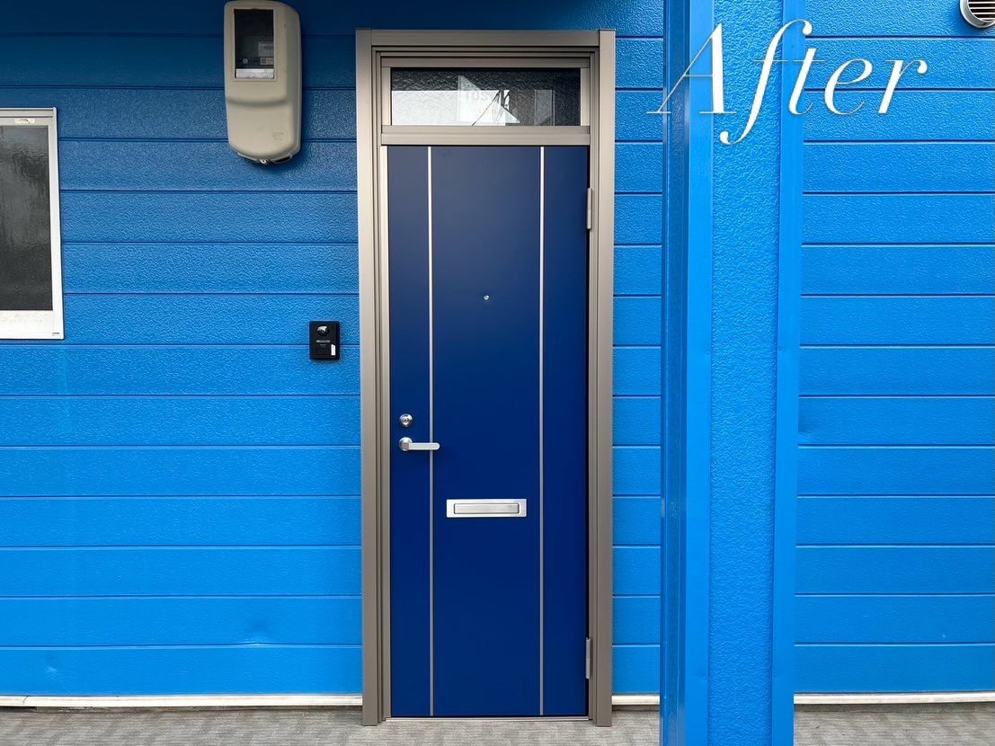 光陽トーヨー住器の玄関ドア替え時です🐥🐸の施工後の写真1