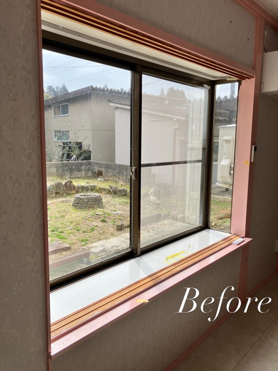 光陽トーヨー住器の富山で内窓リフォーム｜インプラス施工事例【断熱・結露対策】の施工前の写真1
