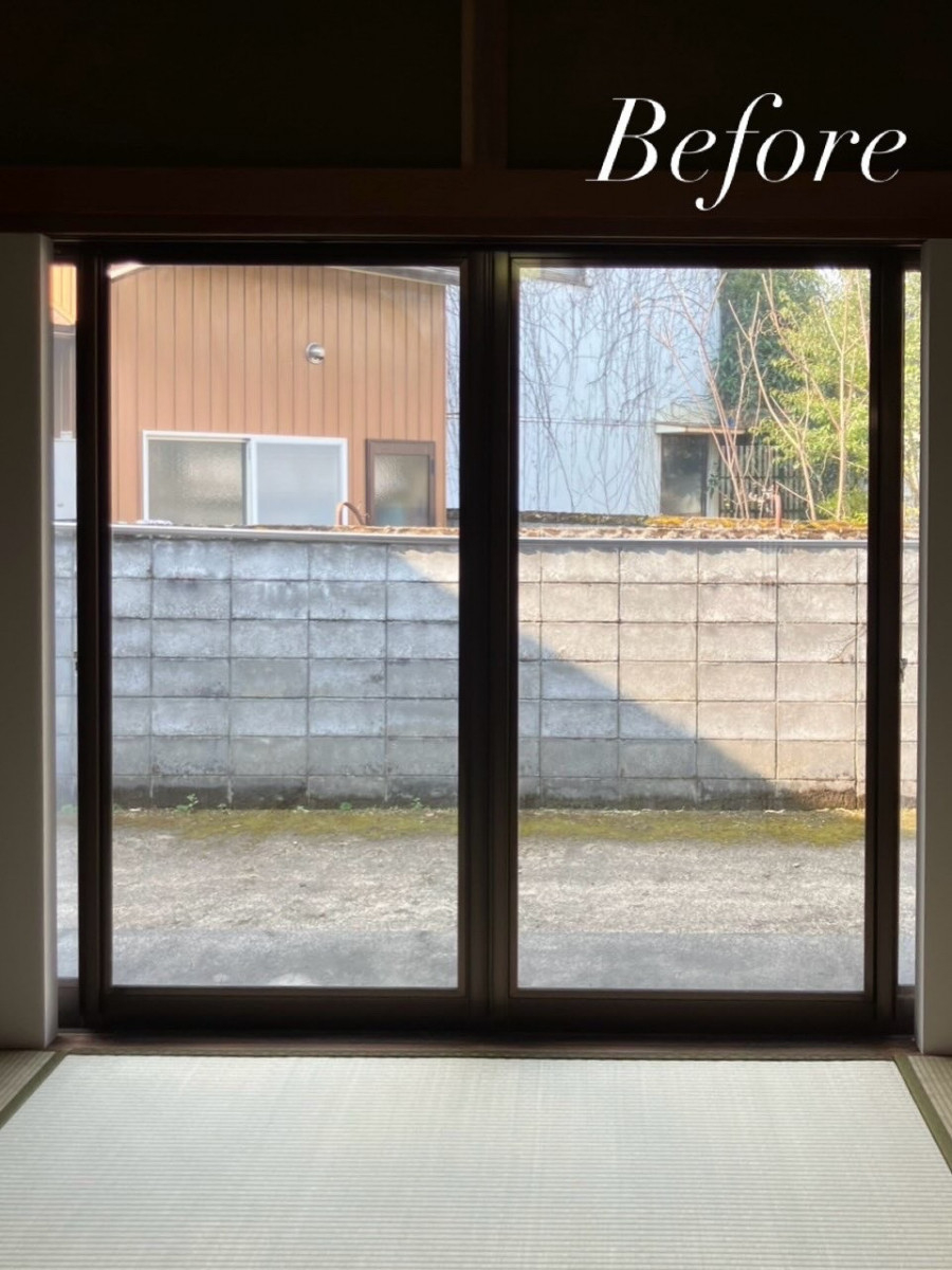 光陽トーヨー住器の【和の美しさ×断熱性能】障子風インプラスで快適なお部屋づくりの施工前の写真1