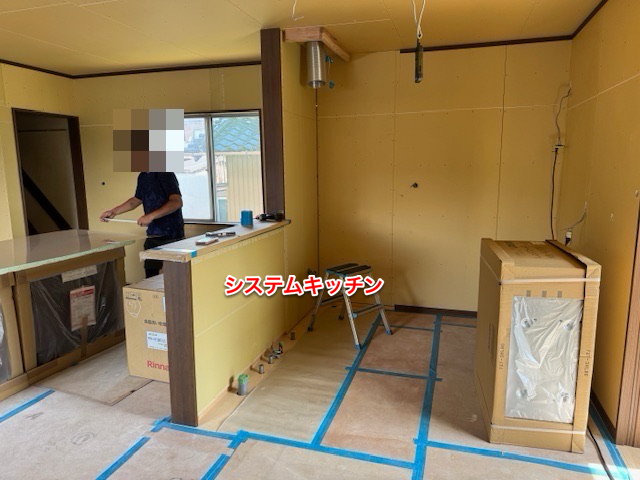 新光堂の高齢夫婦に優しい段差解消と水回り快適設備を備えた平屋全面リフォーム工事の施工前の写真2