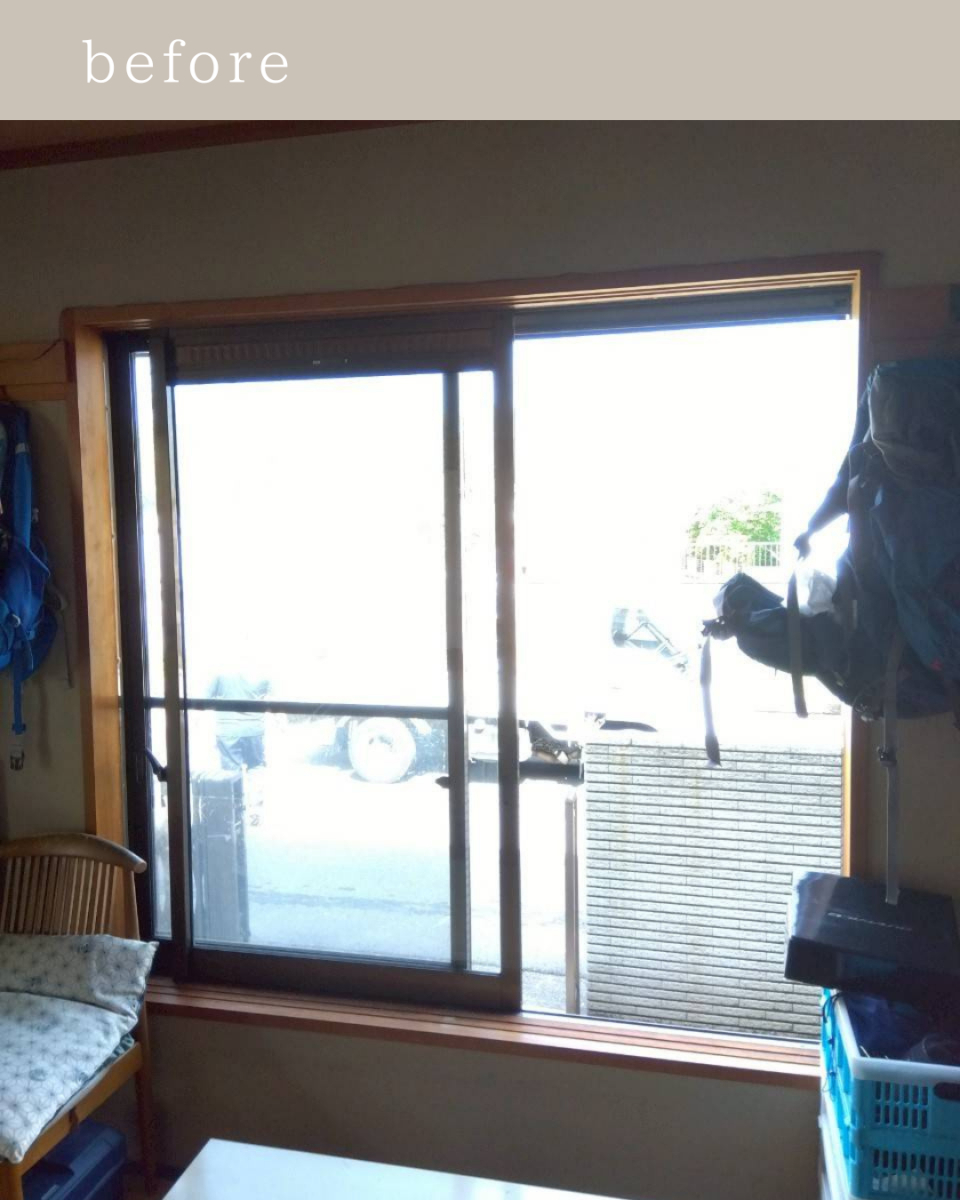 パートナー鷹取店の和室にあった内窓🪟の施工前の写真1