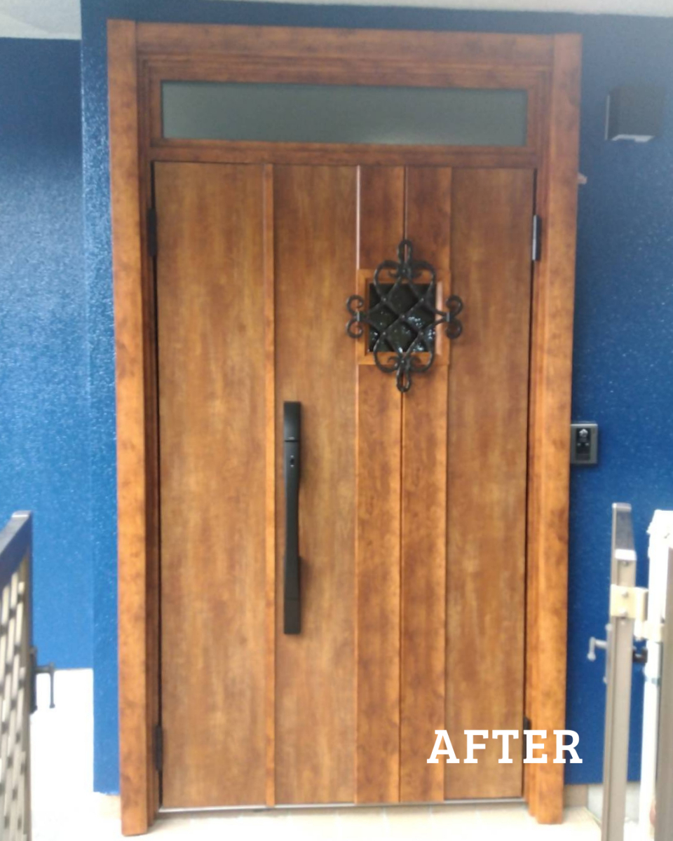 パートナー鷹取店の1dayリフォーム！〜玄関ドア編〜の施工後の写真1