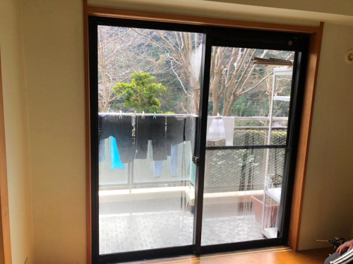 タケヒラトーヨーの内窓”インプラス”取付工事2022.01.21の施工前の写真1