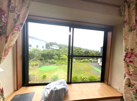 タケヒラトーヨーの内窓”インプラス”取付工事2023.09.29の施工前の写真1