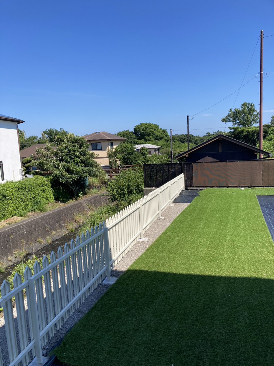 タケヒラトーヨーの”アメリカンフェンス”施工例　熱海市　リフォームの施工後の写真1