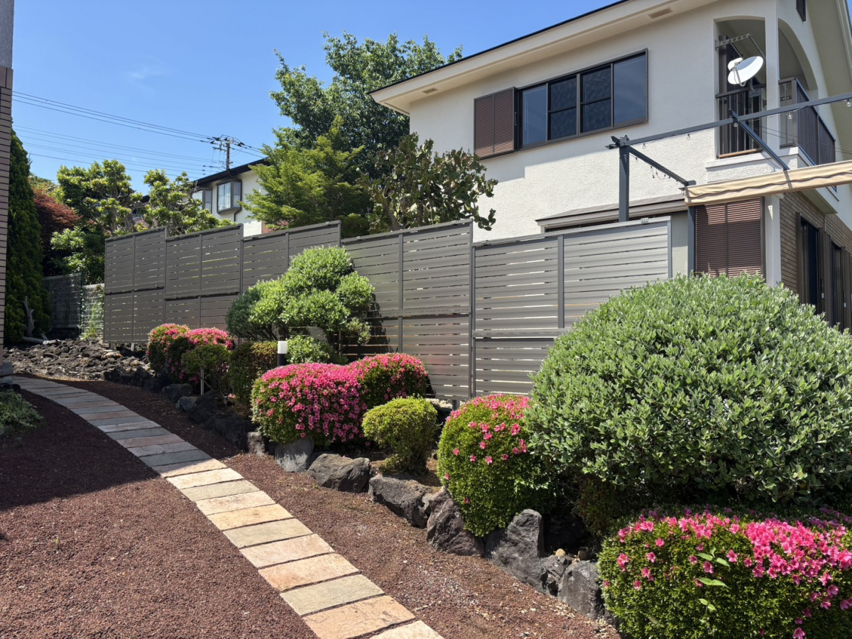 タケヒラトーヨーの”フェンス”施工例 熱海市 リフォームの施工後の写真1