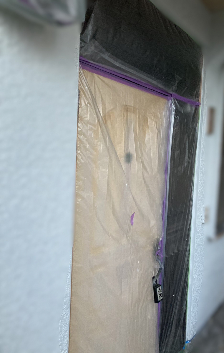 タケヒラトーヨーの”リシェント”施工例　熱海市　玄関リフォームの施工前の写真1