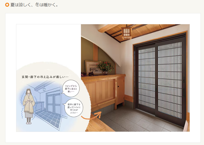 タケヒラトーヨーの”リシェント引き戸”施工例　熱海市　玄関リフォームの施工前の写真3