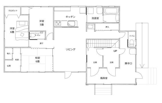 二世帯住宅の間取りプラン　６０坪 ダルパのブログ 写真1