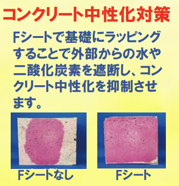 「NSP Fシート」貼るだけで住宅基礎のひび割れ補修！施工例 ダルパのブログ 写真4