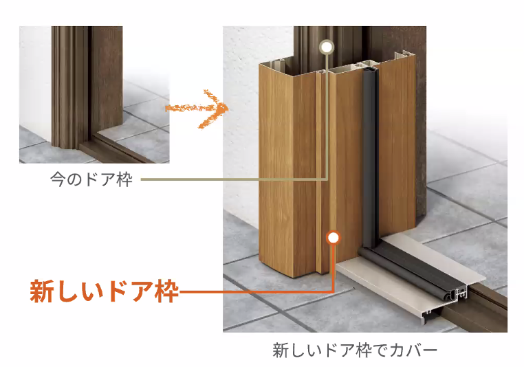 ダルパの補助金併用リフォーム|古くなった玄関ドアが機能も見た目も最新に!の施工事例詳細写真6