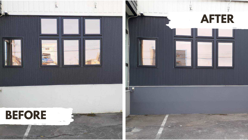 「NSP Fシート」貼るだけで住宅基礎のひび割れ補修！施工例 ダルパのブログ 写真12