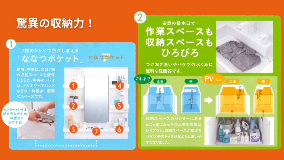 ダルパの洗面台が古い・狭い・寒いを解決!費用を抑えて叶えた快適リフォーム事例の施工事例詳細写真8