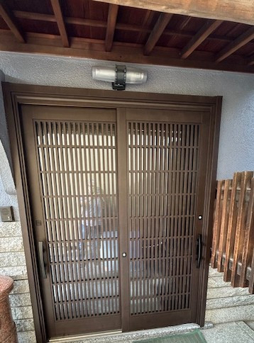 佐藤硝子センターの玄関リフォームも佐藤硝子センターにお任せください!の施工後の写真1