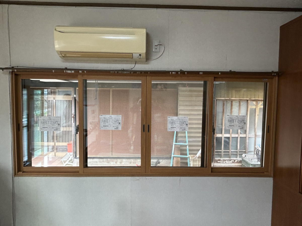 佐藤硝子センターの内窓インプラスで冬の底冷え解消できますよ。の施工後の写真1