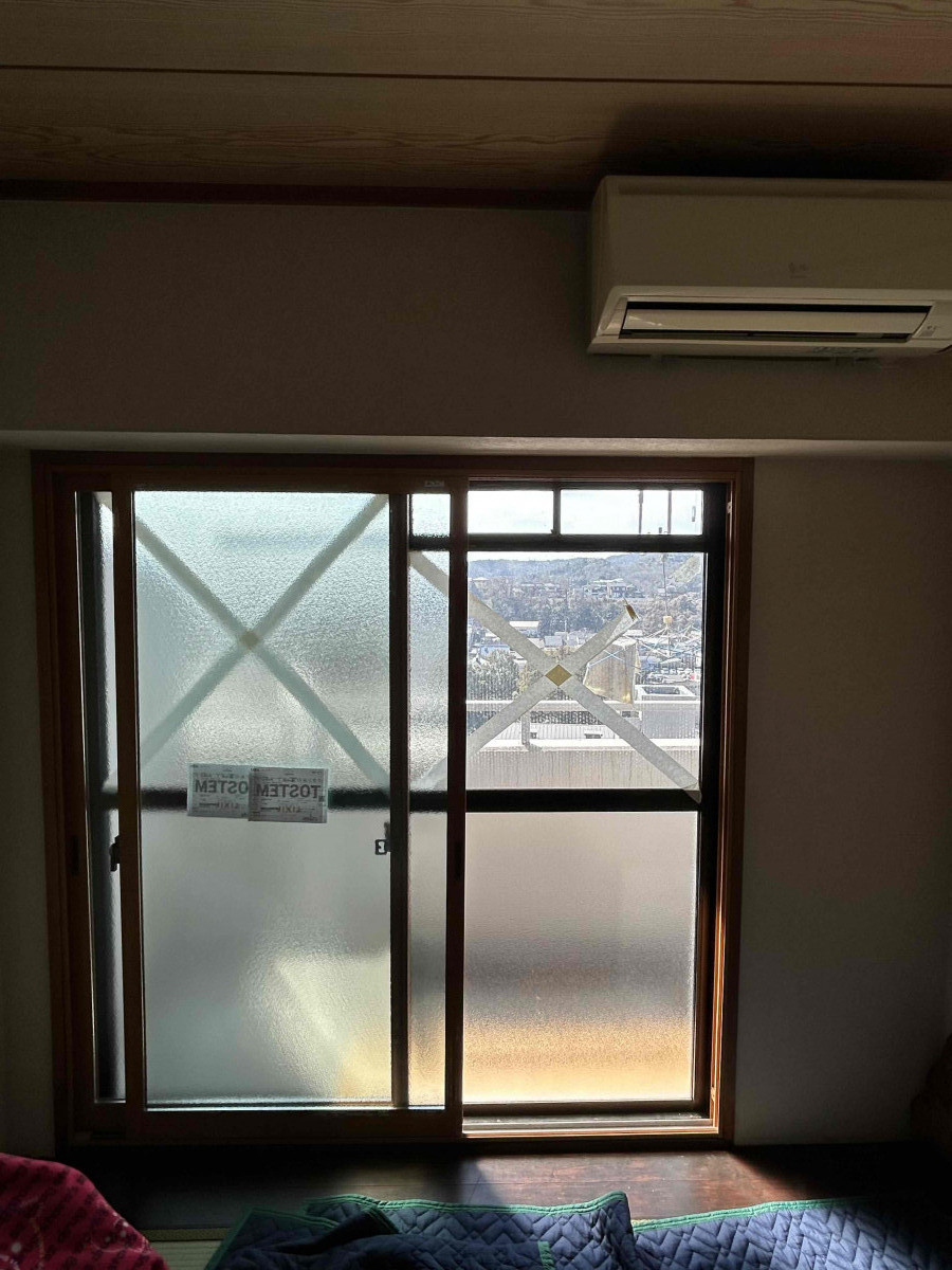 佐藤硝子センターの【多治見市】マンションにて内窓インプラス設置工事を行いましたの施工後の写真1