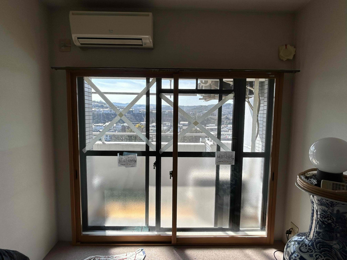 佐藤硝子センターの【多治見市】マンションにて内窓インプラス設置工事を行いましたの施工後の写真2