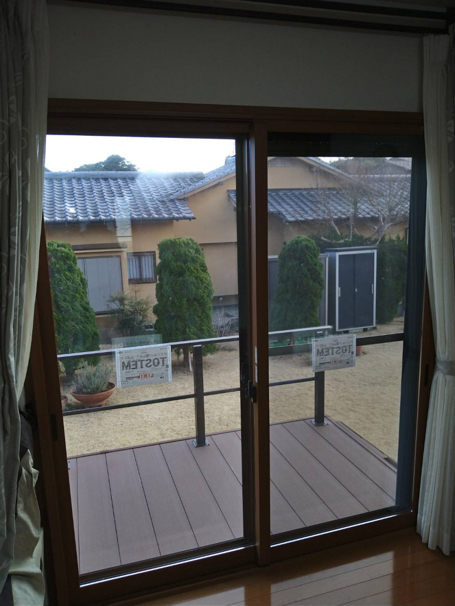 鶴谷トーヨーテックの勝浦市　内窓　インプラス取付工事の施工後の写真1