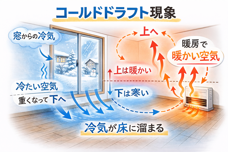 REマド本舗 出雲店の下からくる寒さ🥶それ窓が原因かも！の施工事例詳細写真2