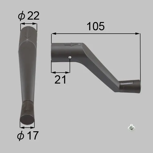 REマド本舗 出雲店の開かないルーバー窓のハンドル交換でスムーズ開閉に！｜出雲市での窓部品交換事例｜福間商事の施工事例詳細写真2