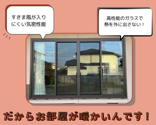 REマド本舗 出雲店の寒い窓を暖かい窓へ🔥の施工後の写真2
