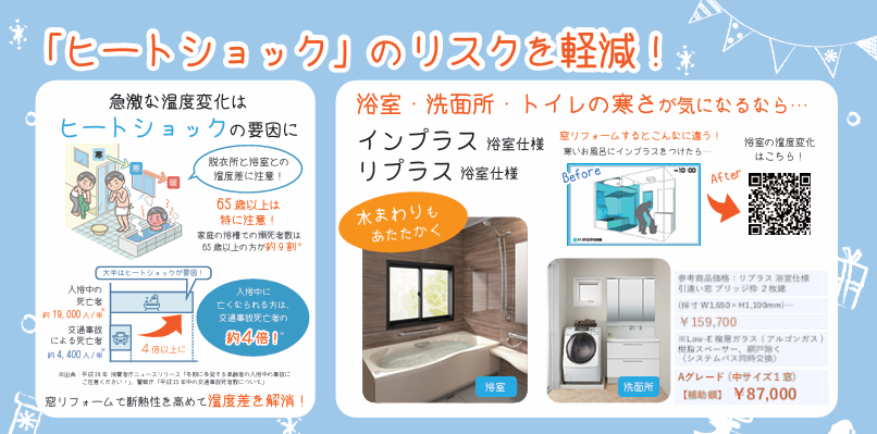 相川スリーエフ 八街店のヒートショックご存知ですか? 八街市のマド本舗の施工事例詳細写真1