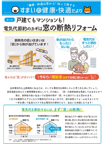 すまいの健康・快適だより 5月号 相川スリーエフ 八街店のブログ 写真1