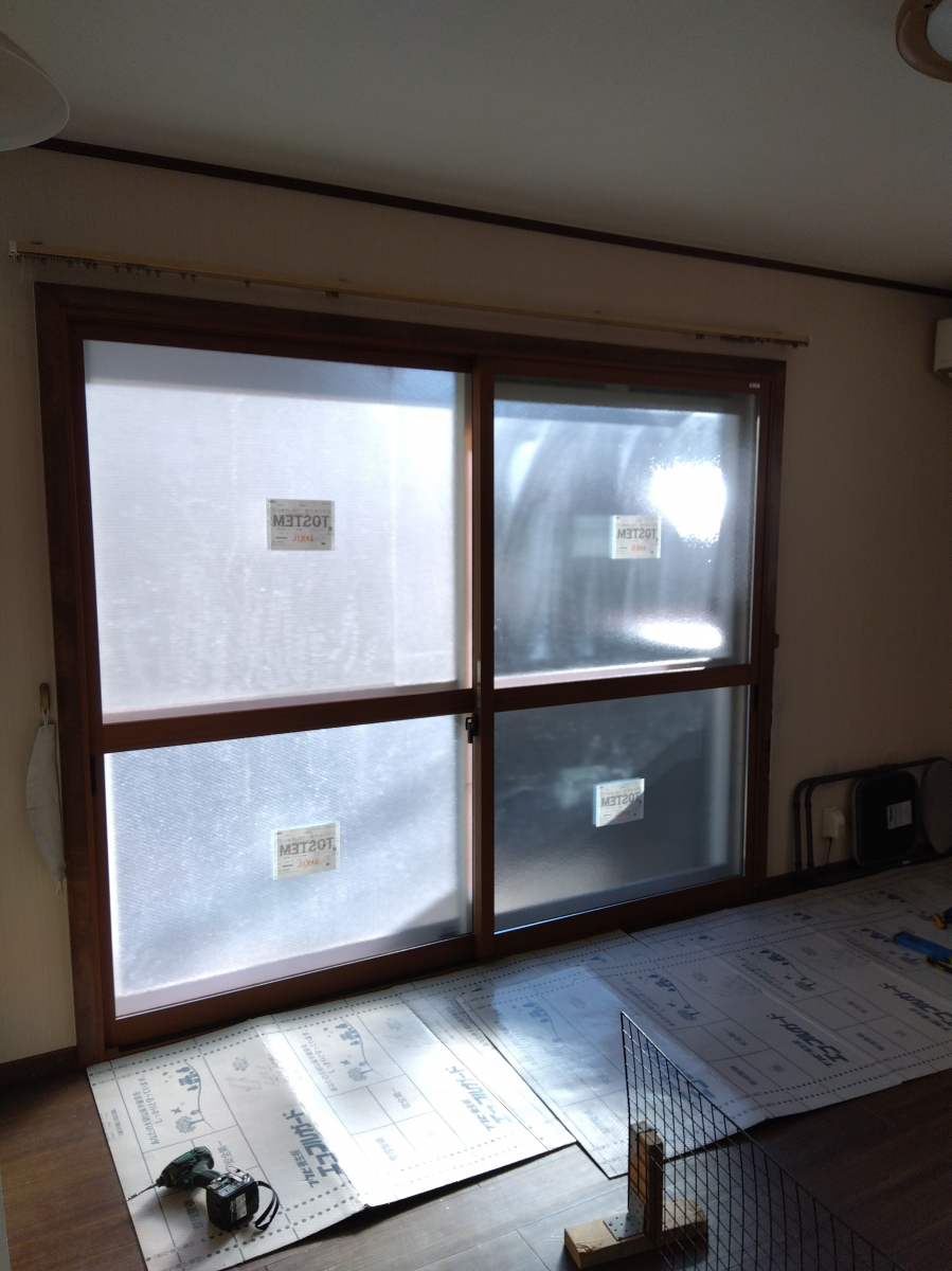トヨタトーヨー住器の内窓（インプラス　Low-Eガラス　アルゴンガス入り仕様）取付をしました。の施工後の写真1
